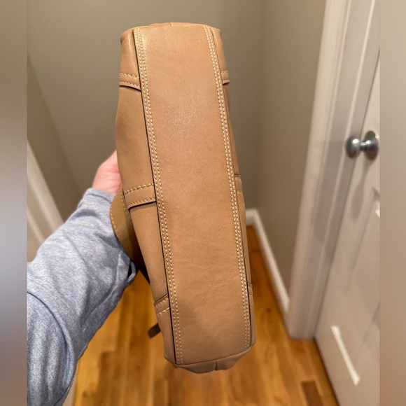 Coach - Hamptons Demi Baguette Shoulder Bag - Camel 2007 #11955 - Picture 4 of 14